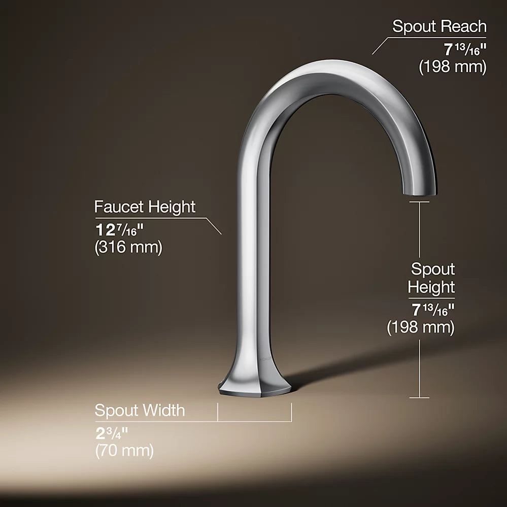 Kohler Deck-mount bath spout with Cane design