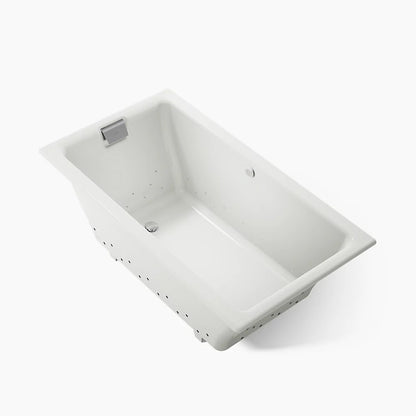Tea-for-Two® 66" x 36" drop-in Heated BubbleMassage™ air bath