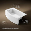 Kohler Expanse 60" x 30" Alcove bath, left drain