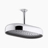 Kohler Oblong 14" single-function rainhead, 2.5 gpm
