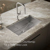 Kohler Vault™ 33" top-/undermount single-bowl kitchen sink