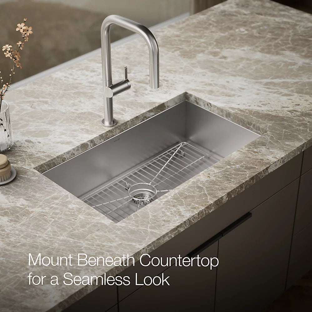 Kohler Vault™ 33" top-/undermount single-bowl kitchen sink