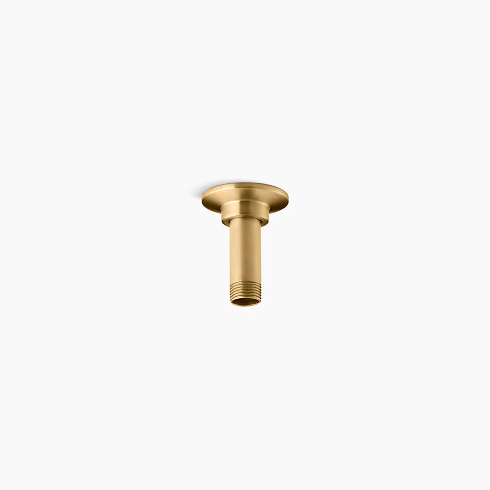 Kohler 3" ceiling-mount single-function rainhead arm and flange