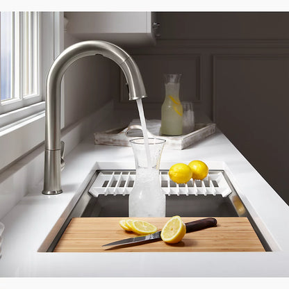Kohler 29" undermount single-bowl workstation kitchen sink