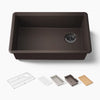 Kohler Billings® 29" undermount single-bowl workstation kitchen sink