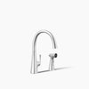 Kohler Single-handle kitchen sink faucet with two-function side sprayer