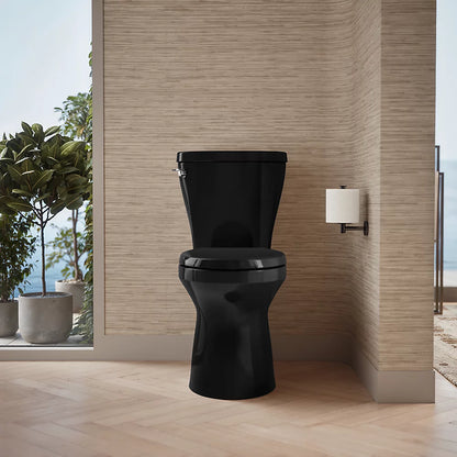 Betello® Two-piece elongated toilet with skirted trapway, 1.28 gpf