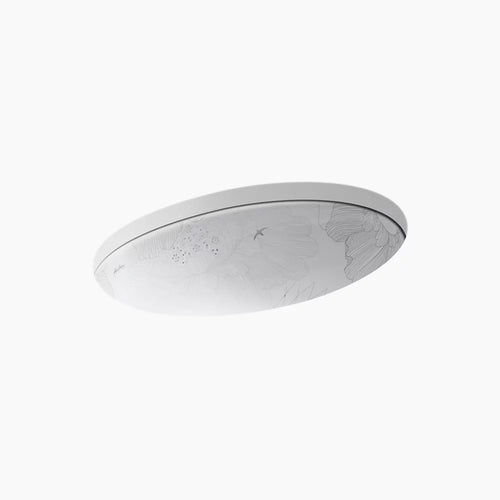 Kohler Empress Bouquet™ Vintage® 24" Oval Undermount Bathroom Sink