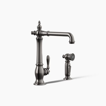 Kohler Artifacts® Single-handle kitchen sink faucet with side sprayer