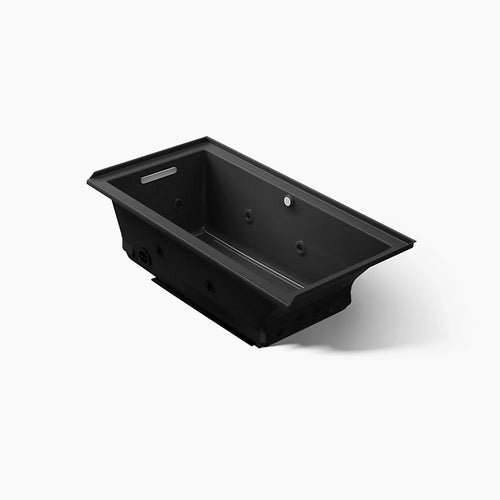 Kohler Underscore 60" x 30" Alcove Heated BubbleMassage air bath with whirlpool, left drain