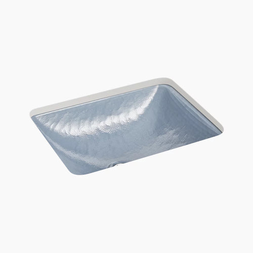 Yepsen® 20" rectangular undermount bathroom sink, no overflow