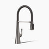 Kohler Graze® Semi-professional kitchen sink faucet with three-function sprayhead