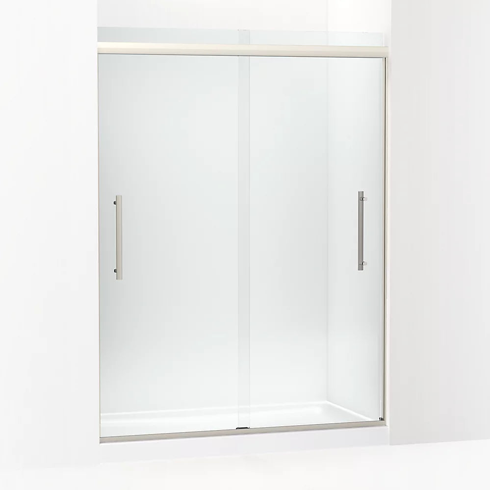 Kohler 79-1/16" H sliding shower door with 5/16"-thick glass