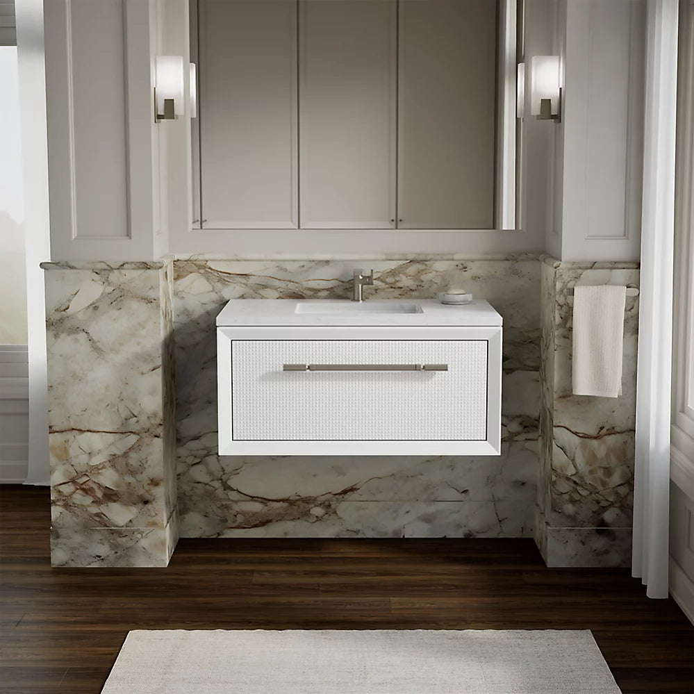 Kohler 36" wall-hung bathroom vanity cabinet