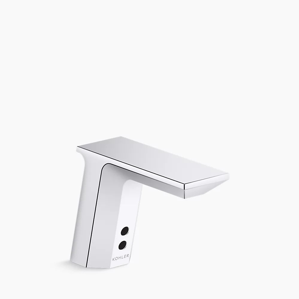 Kohler Touchless single-hole lavatory faucet with Insight™ sensor technology, DC-powered, less drain, 0.35 gpm