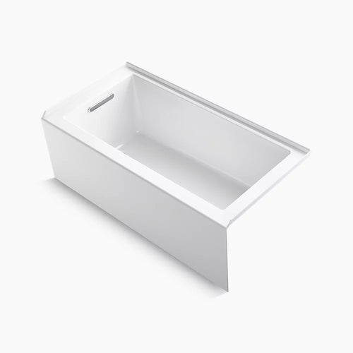 Kohler 60" x 30" alcove bath with integral apron, integral flange, and left-hand drain