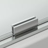 Kohler Sliding bath door, 58-1/4" H x 55-3/4 - 59-3/4" W, with 5/16" thick Crystal Clear glass