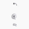 Kohler Rite-Temp® bath and shower trim kit, without showerhead