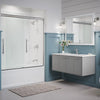 Kohler 63-9/16" H sliding bath door with 5/16"-thick glass