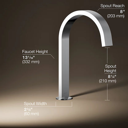 Kohler Deck-mount bath spout with Ribbon design
