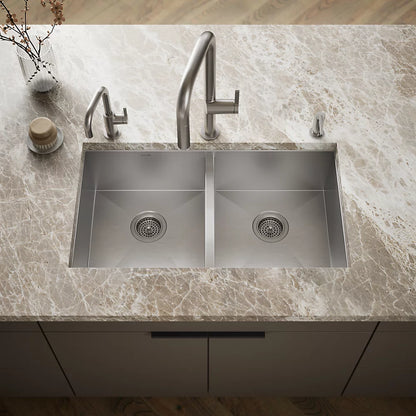 Kohler Vault™ 32" undermount double-bowl kitchen sink