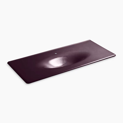 Kohler 49" Enameled cast iron vanity top with integrated oval sink