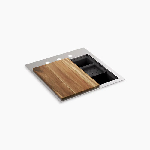 Kohler 20-1/2" top-/under-mount single-bowl bar sink