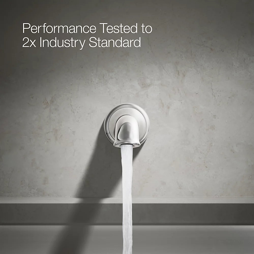 Kohler Wall-mount bath spout with flare design