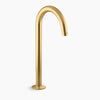 Kohler Components Touchless Lavatory With Kinesis Sensor Technology Tube Design 0 5 GPM Single-Hole Bathroom Faucet