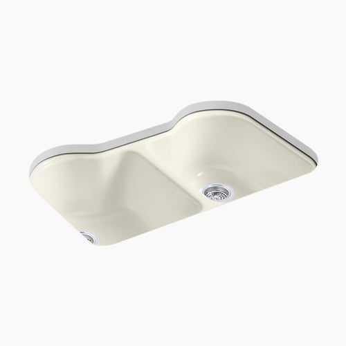 Kohler Hartland® 33" undermount double-bowl kitchen sink