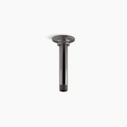 Kohler 6" ceiling-mount single-function rainhead arm and flange