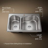Kohler Staccato™ 33" top-mount double-bowl kitchen sink