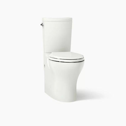 Kohler Two-piece elongated toilet with skirted trapway, dual-flush