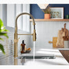 Kohler Semi-professional kitchen sink faucet with three-function sprayhead