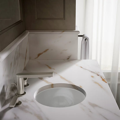 Kohler 13-1/4" round drop-in/undermount bathroom sink, no overflow