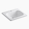 Kohler 21" rectangular drop-in bathroom sink