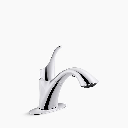 Kohler Pull-out laundry sink faucet with two-function sprayhead