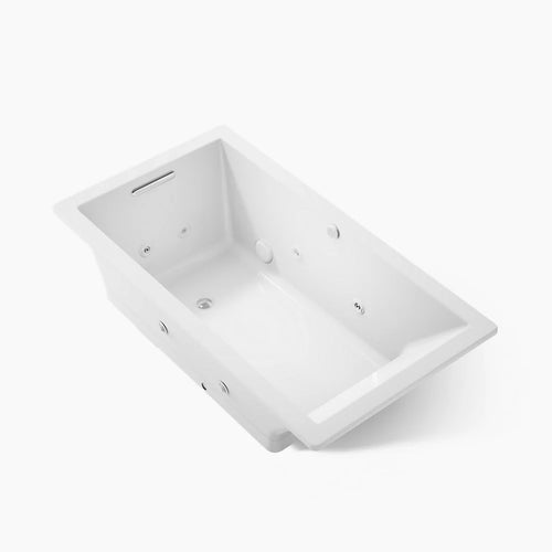 Kohler Underscore Heated Bubblemassage Air Bath With Whirlpool 66 x 36-Inch Drop-In Bathtub