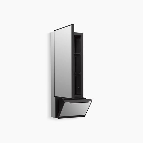 Kohler 12" x 32" framed medicine cabinet, left-hinged