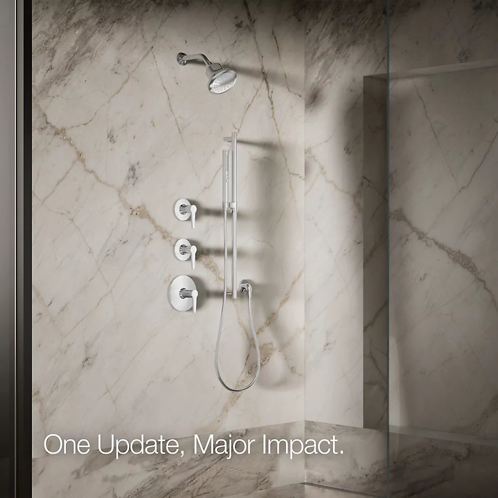 Kohler Round single-function filtered showerhead, 1.75 gpm