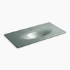 Kohler 43" Enameled cast iron vanity top with integrated oval sink