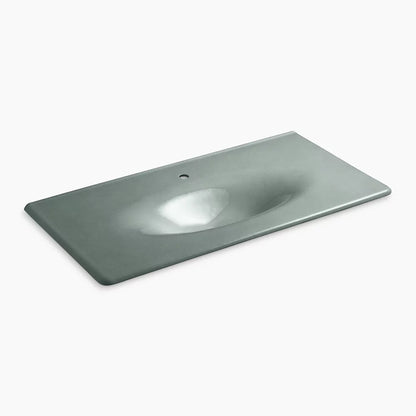 Kohler 43" Enameled cast iron vanity top with integrated oval sink