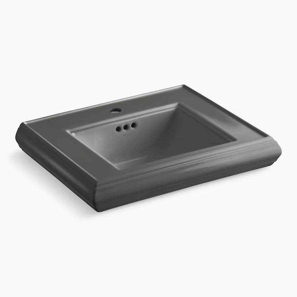 Kohler Pedestal/console table bathroom sink basin with single faucet-hole drilling