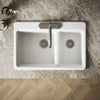 Kohler Riverby® 33" top-mount double-bowl kitchen sink