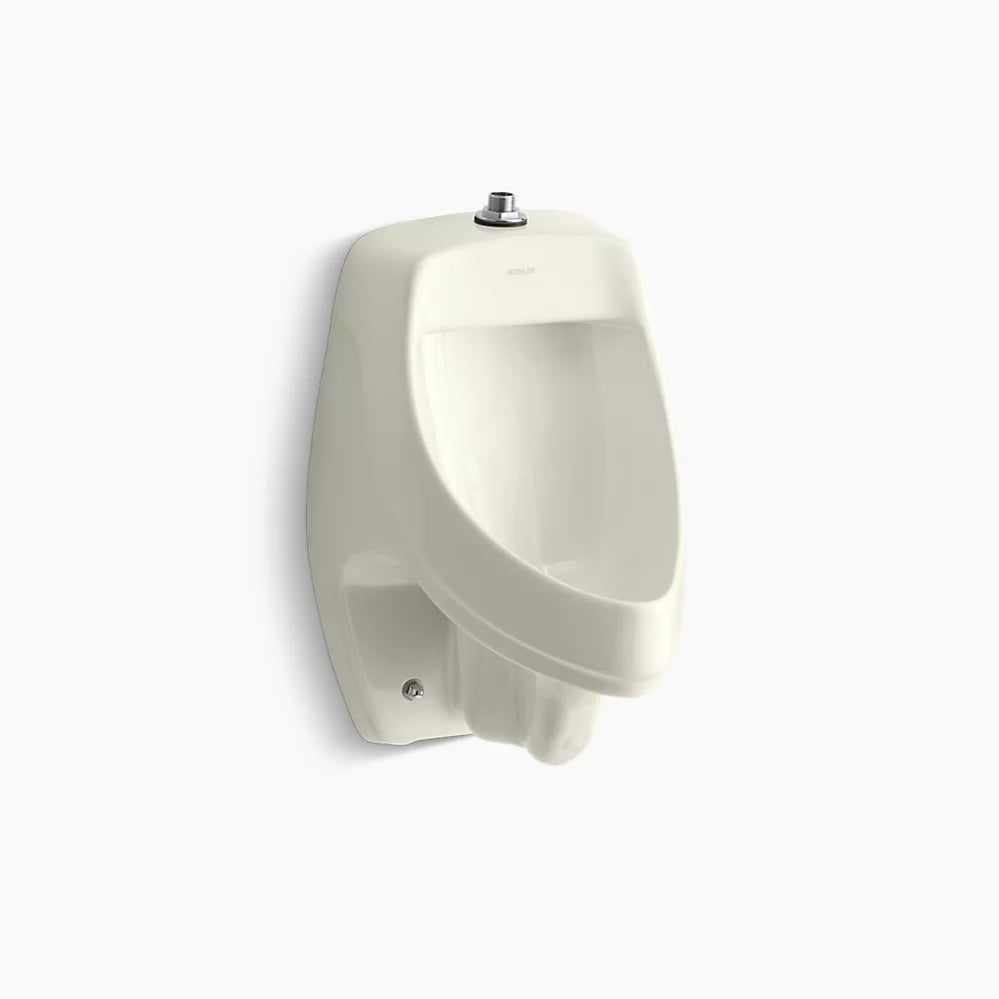 Kohler Siphon-jet wall-mount 0.5 or 1.0 gpf urinal with top spud