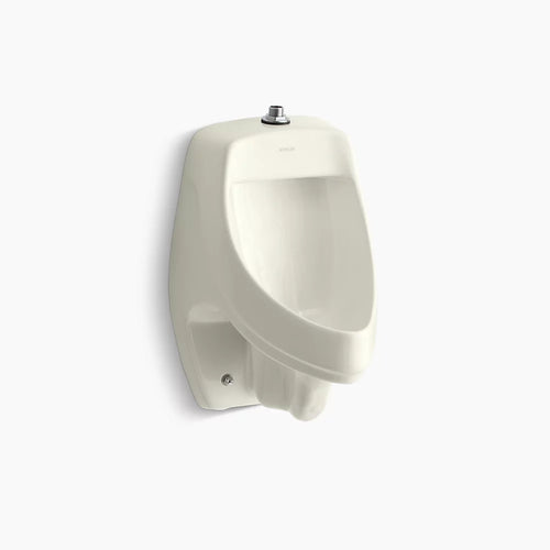 Kohler Siphon-jet wall-mount 0.5 or 1.0 gpf urinal with top spud