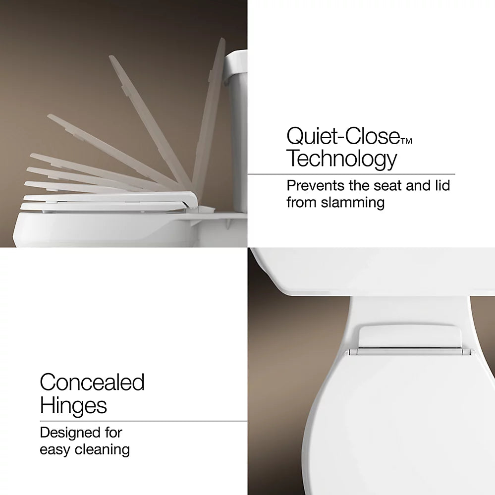Kohler Quiet-Close™ elongated toilet seat
