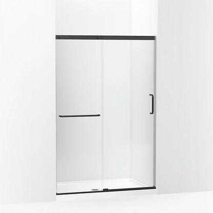 Kohler Sliding shower door, 70-1/2" H x 44-1/4 - 47-5/8" W, with 1/4" thick Crystal Clear glass