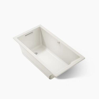 Kohler Underscore Heated Bubblemassage Air Bath With Bask Heated Surface 60 x 32-Inch Drop-In Bathtub