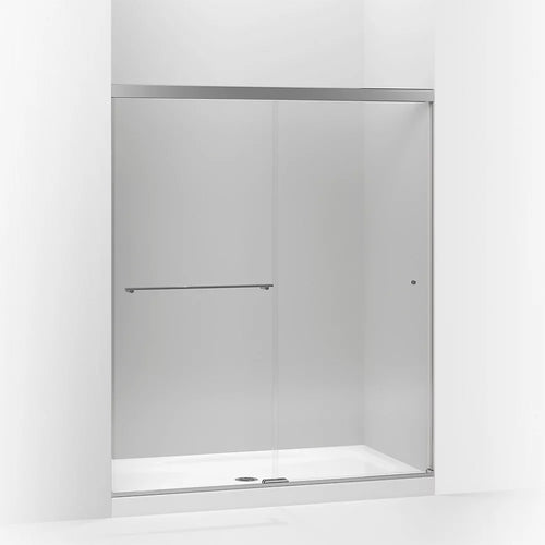 Kohler 76" H sliding shower door with 5/16"-thick glass